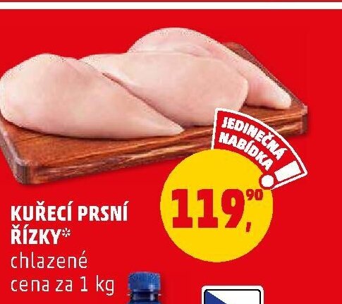 Kuřecí prsní řízky chlazené