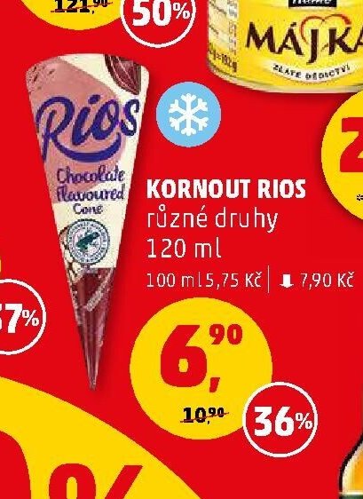 Kornout Rios různé druhy