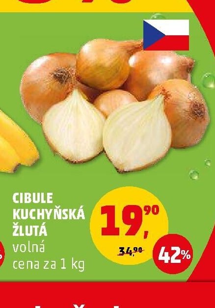 Cibule kuchyňská žlutá