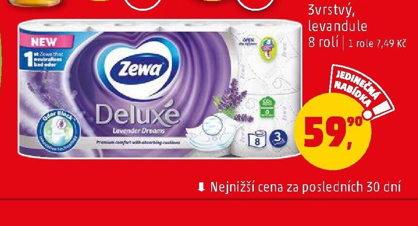 Toaletní papír Deluxe Zewa