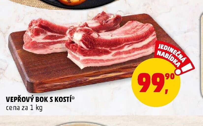 VEPŘOVÝ BOK S KOSTÍ