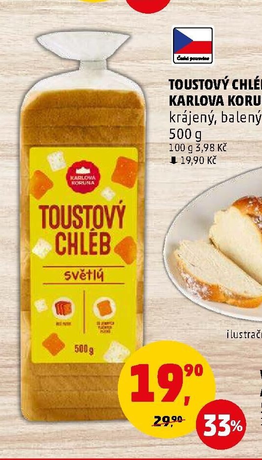 TOUSTOVÝ CHLÉB KARLOVA KORUNA
