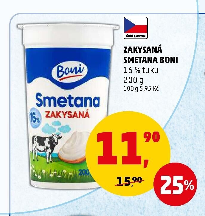 Zakysaná smetana Boni