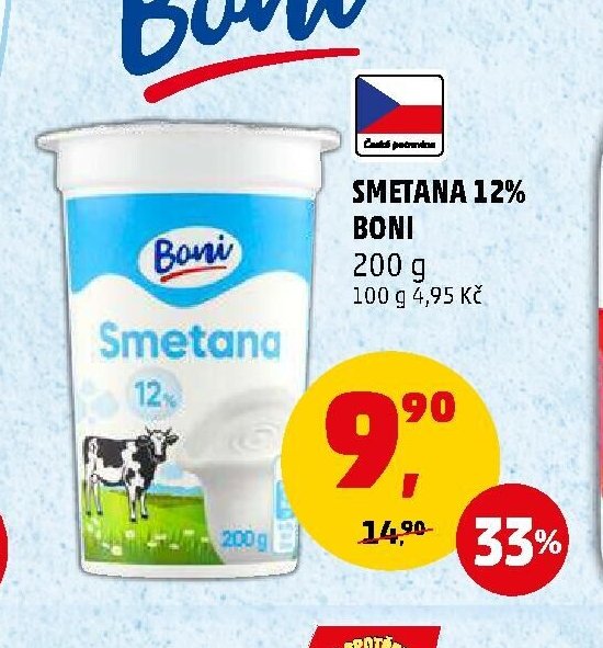 Smetana 12% Boni
