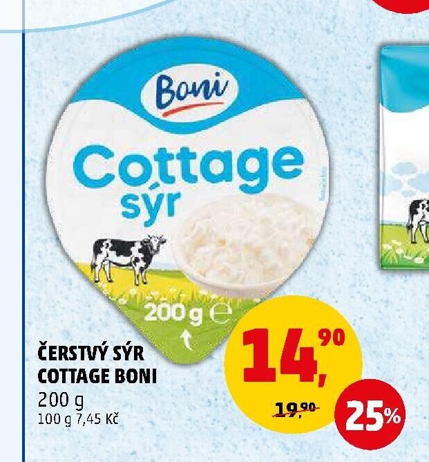 Čerstvý sýr Cottage Boni