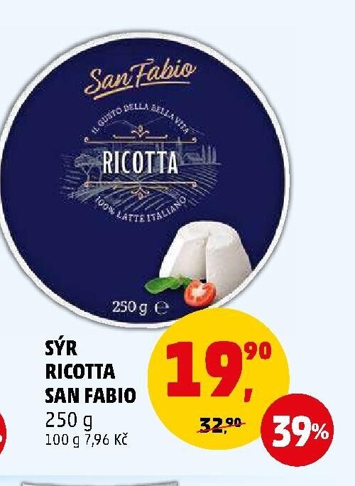 Sýr Ricotta San Fabio 250 g
