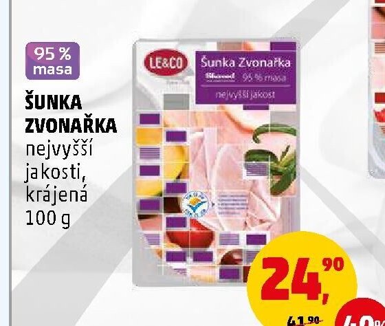 Šunka Zvonářka 100 g