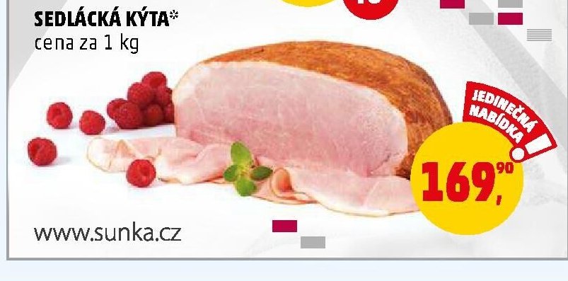 Sedlácká kýta cena za 1 kg