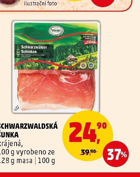 SCHWARZWALDSKÁ ŠUNKA krájená 100 g