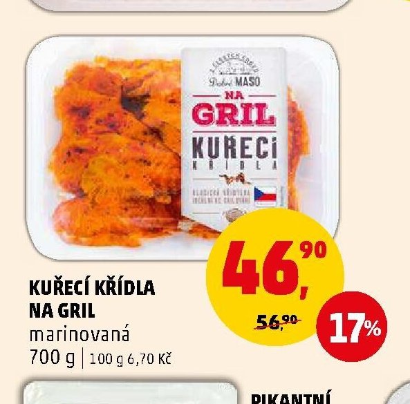 KUŘECÍ KŘÍDLA NA GRIL