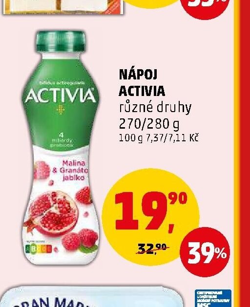 Nápoj Activia 270/280 g