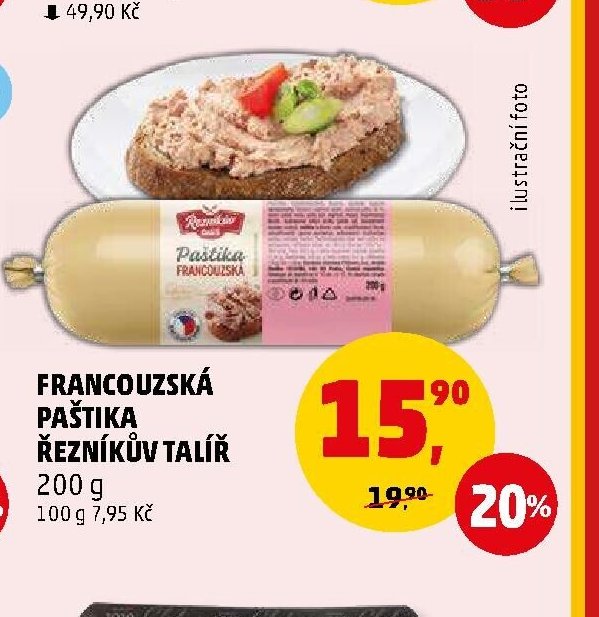 FRANCOUZSKÁ PAŠTIKA ŘEZNÍKŮV TALÍŘ 200 g
