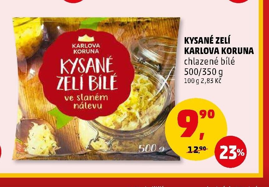 KYSANÉ ZELÍ KARLOVA KORUNA 500/350 g