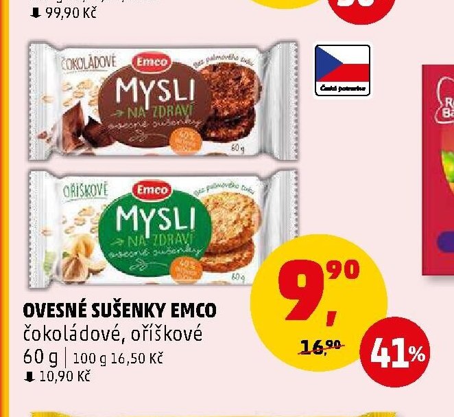 Ovesné sušenky Emco