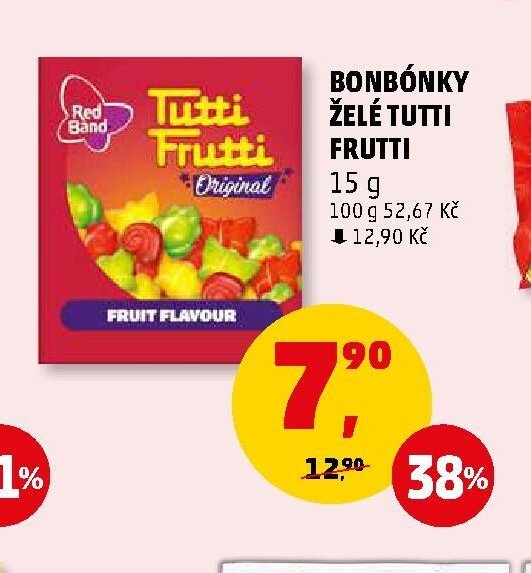 Bonbónky želé Tutti Frutti