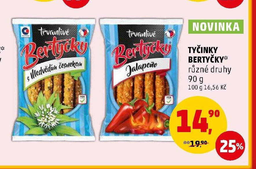 Tyčinky Bertyčky