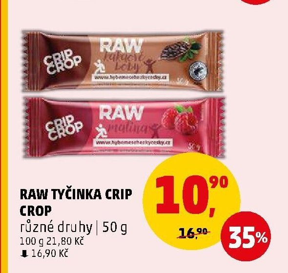 RAW TYČINKA CRIP CROP