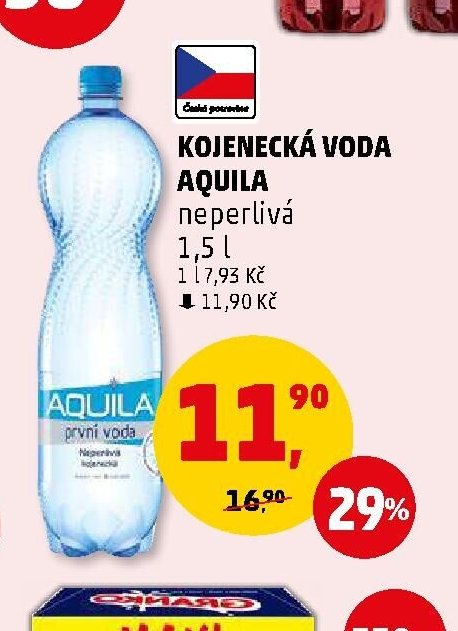 KOJENECKÁ VODA AQUILA neperlivá
