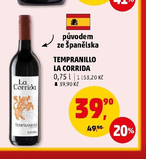 TEMPRANILLO LA CORRIDA