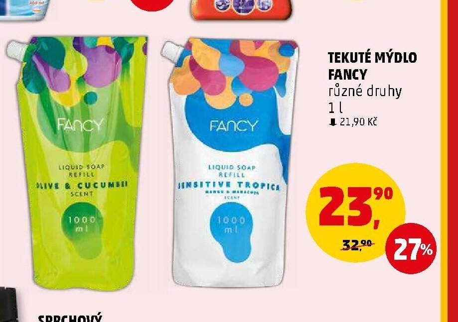 TEKUTÉ MÝDLO FANCY