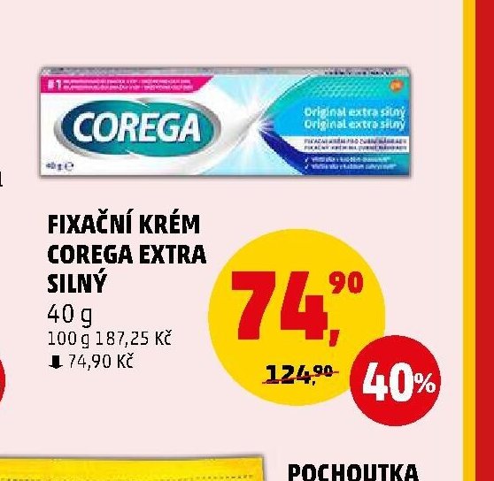 FIXAČNÍ KRÉM COREGA EXTRA SILNÝ