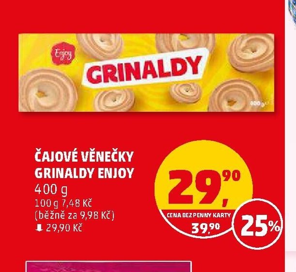 Čajové věnečky Grinaldy Enjoy