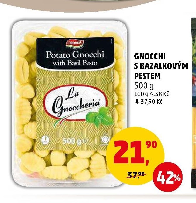 Gnocchi s bazalkovým pestem La Gnoccheria