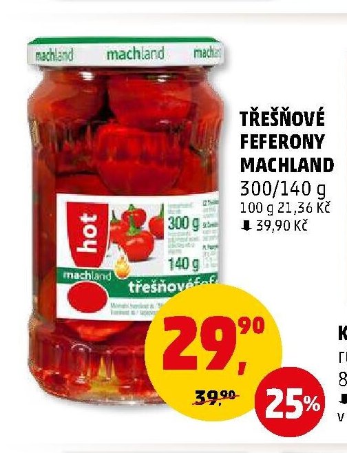 Třešňové feferony Machland