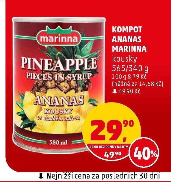 Kompot ananas Marinna