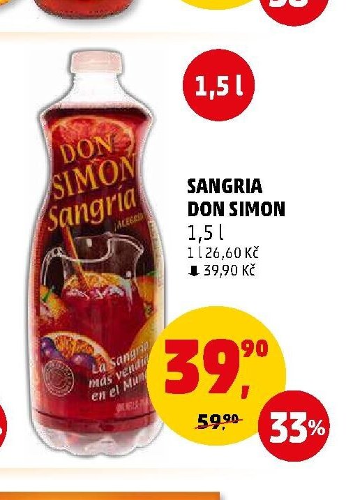 SANGRIA DON SIMON 1,5 l