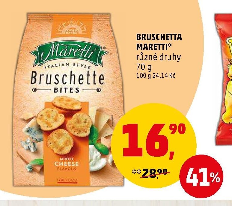 Bruschetta Maretti různé druhy 70 g