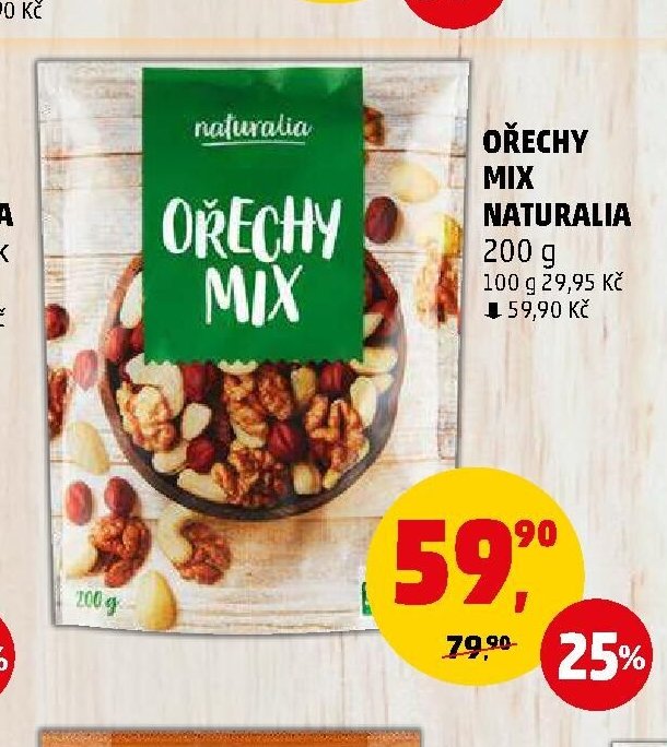 Ořechy mix Naturalia 200 g