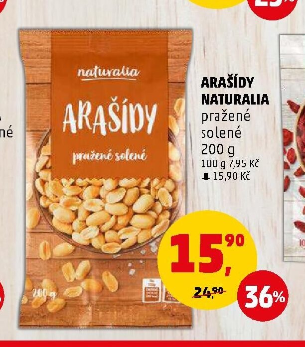 Arašídy Naturalia 200 g