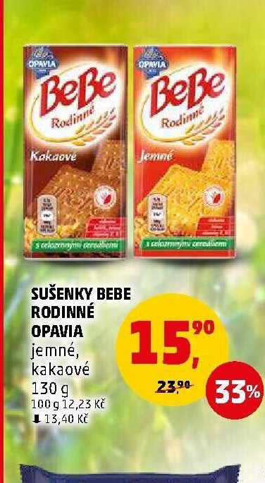 SUŠENKY BEBE RODINNÉ OPAVIA
