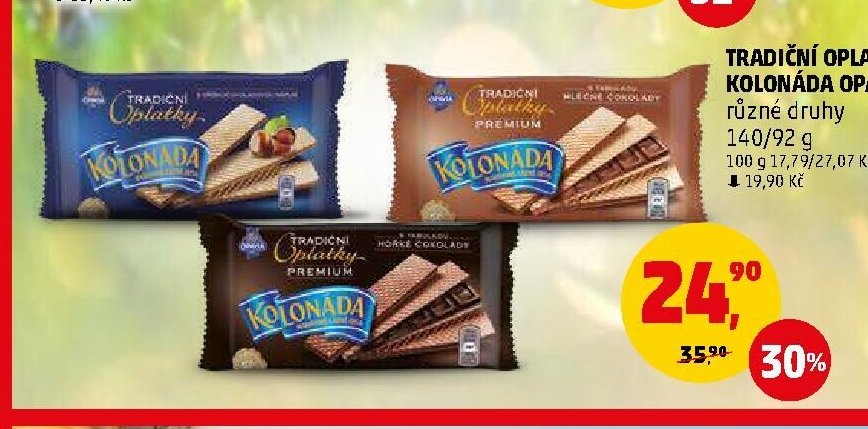 TRADIČNÍ OPLATKY KOLONÁDA OPAVIA