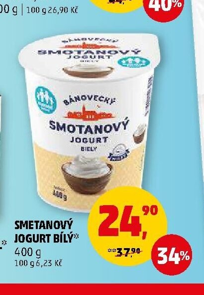 SMETANOVÝ JOGURT BÍLÝ