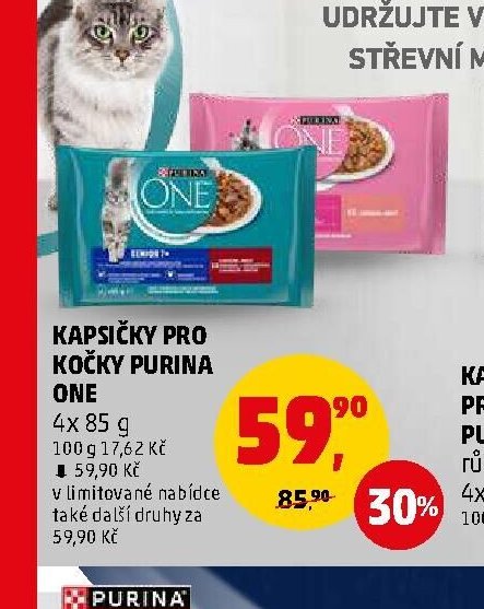 Kapsičky pro kočky Purina One