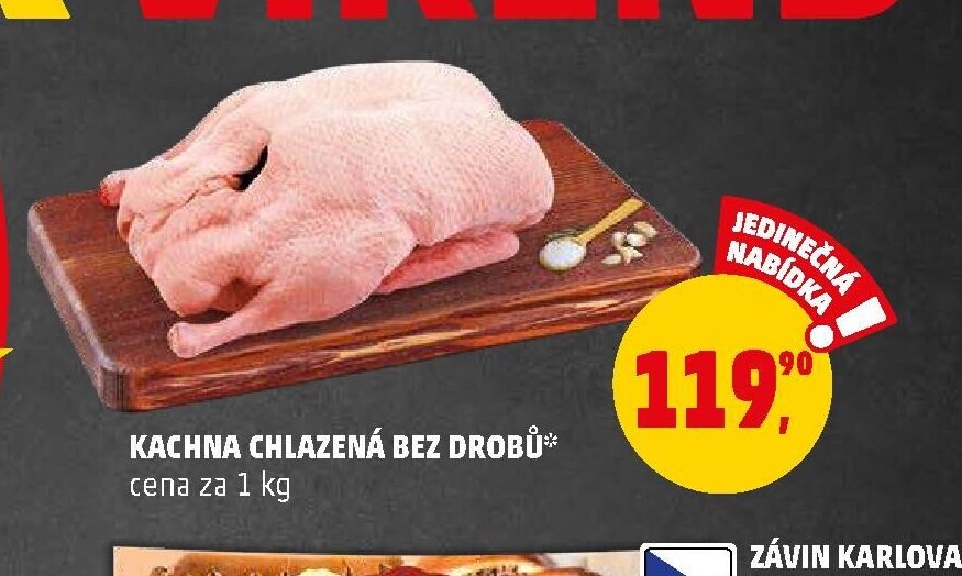 Kachna chlazená bez drobů
