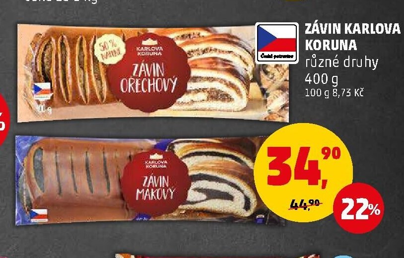 Závin Karlova Koruna