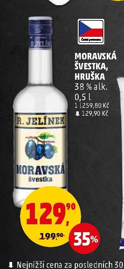 Moravská švestka, hruška R. Jelínek