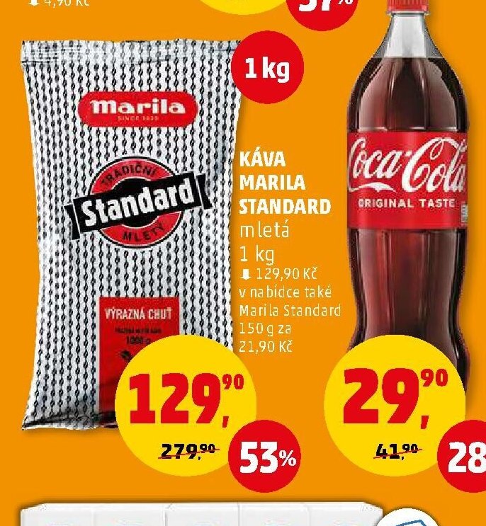 Káva Marila Standard mletá
