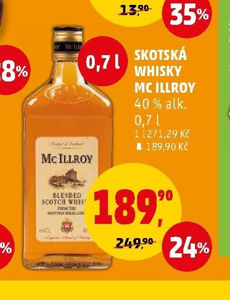 Skotská whisky Mc Illroy