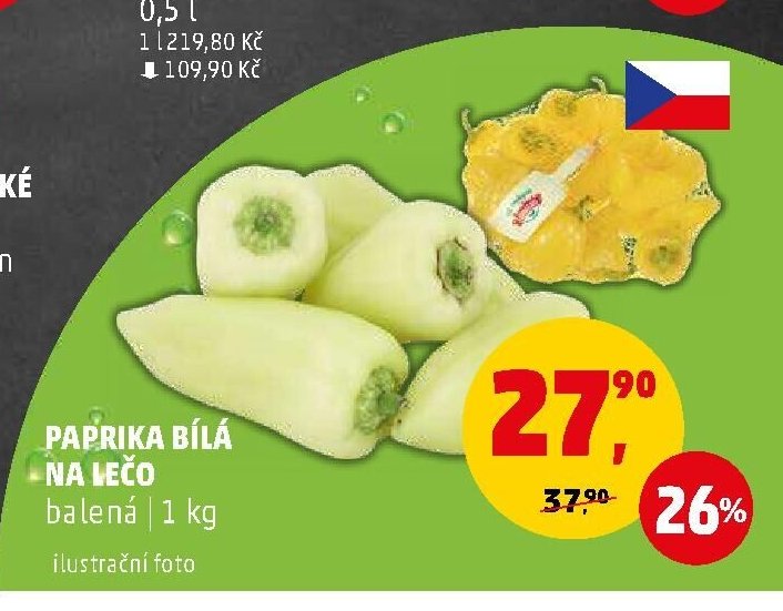 PAPRIKA BÍLÁ NA LEČO