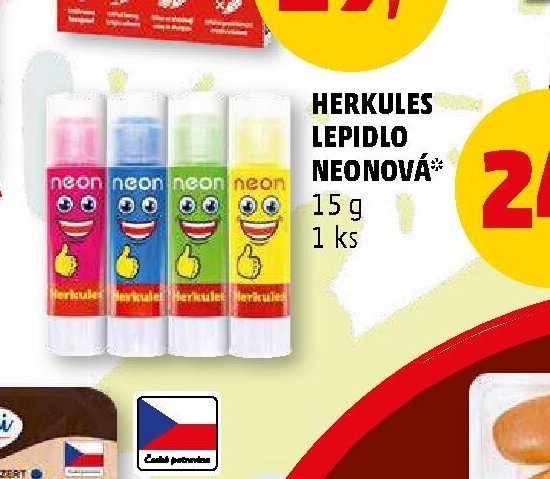 Herkules lepidlo neonová