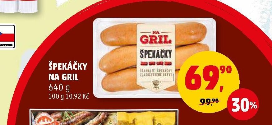 Špekáčky na gril