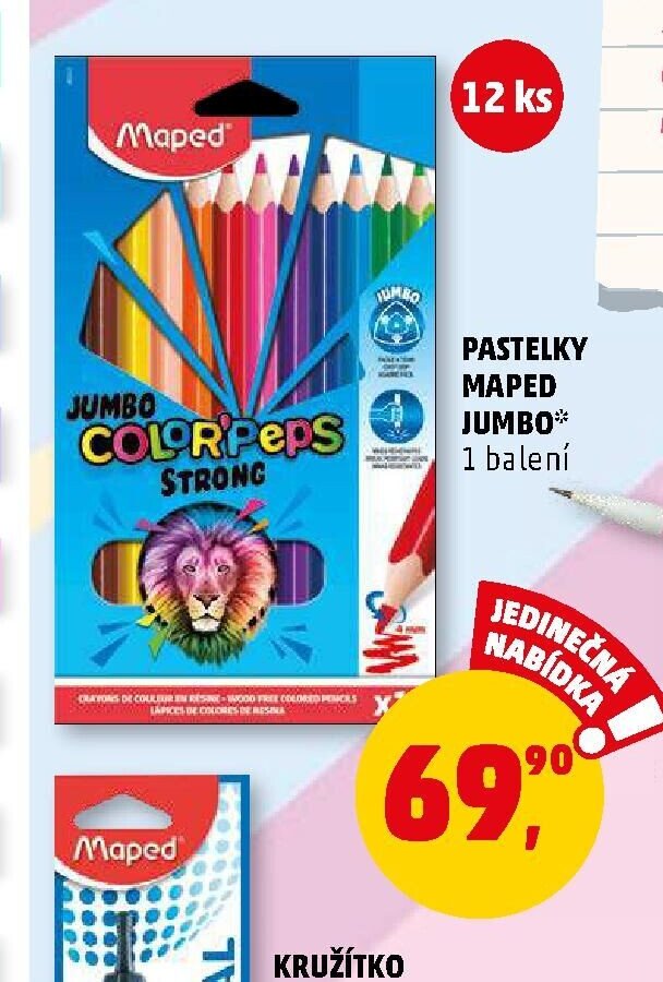 Pastelky Maped Jumbo