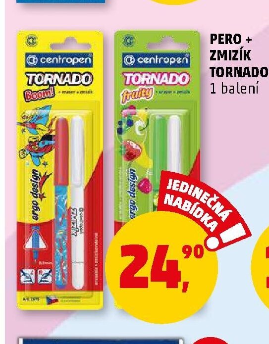 Pero + zmizík Tornado