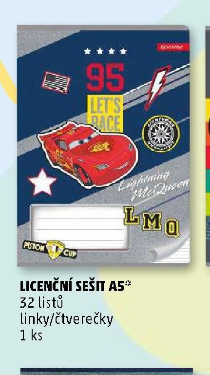 Licenční sešit A5