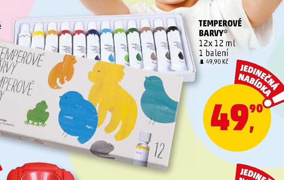 TEMPEROVÉ BARVY