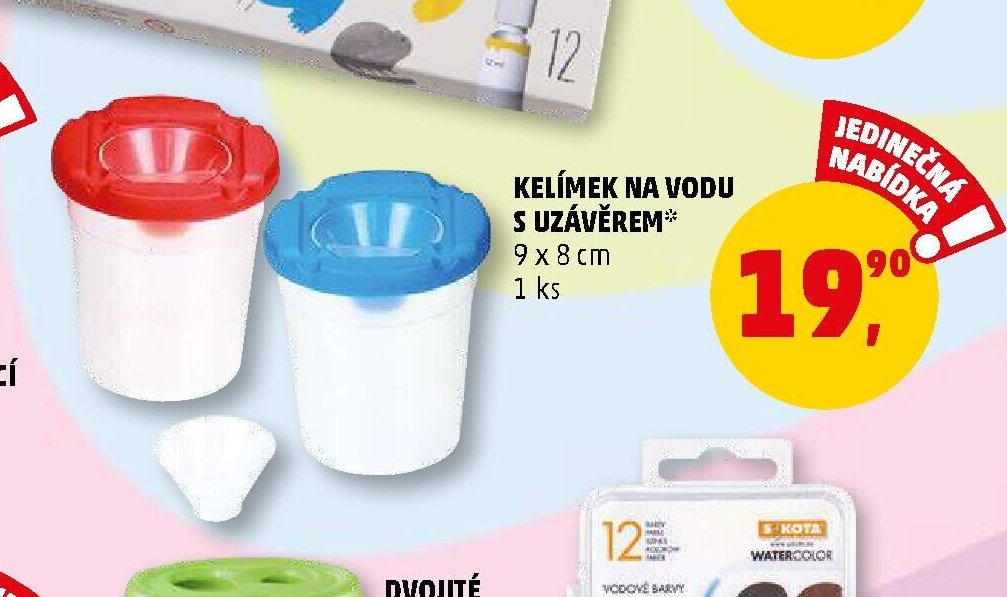 KELÍMEK NA VODU S UZÁVĚREM